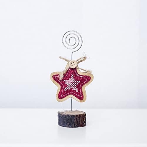 Ornamento de Hipopótamo Decoração de Christmas suprimentos para cartão de visita Creative Wooden Wild Iron titular Note