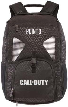 Point 3 Call of Duty® Road Trip Tech Backpack - Sleeve de laptop à prova d'água - todos os compartimentos necessários para bola,