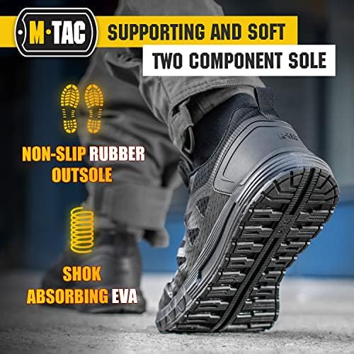 Tênis de verão M -TAC Sport para homens - EDC confortável amortecedor EVA Sole - Sapatos de malha leves e respiráveis