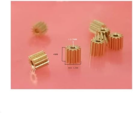 ZHENGGUIFANG ZGF-BR 0,3m engrenagens de bronze 12t 1,5/2mm de engrenagem de cobre para mini peças
