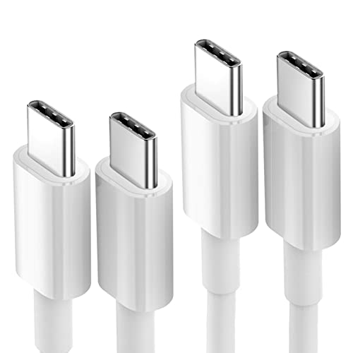 NANENO USB C TO CABO DE USB C, 60W [2-Pack 6,6ft] PD 5A Carregamento rápido e transferência de dados carregador de telefone