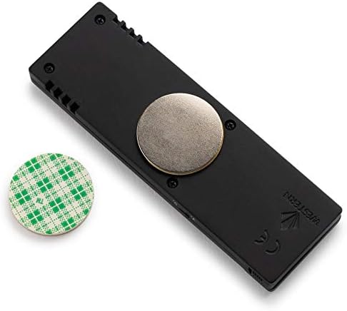 Higrômetro digital do calibre IV do oásis de charuto por um humidor ocidental - design clássico de perfil slim com