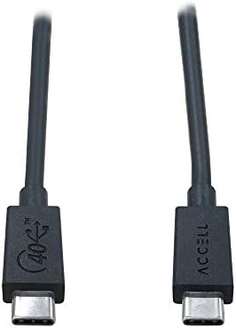 Acell USB4 Cabo de 40 Gbps Tipo-C-Cabo de 40 Gbps com certificação USB-IF, Cabo Gen 3, 8k/5k/4k, 100w PD, compatível com