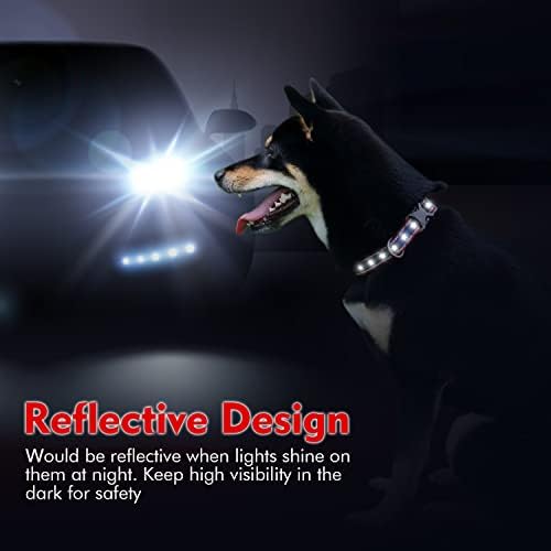 Colarinho de cachorro de gola de cachorro reflexivo rzq para cães grandes cães pesados ​​nylon colarinho de cão personalizado