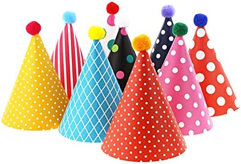 Vesil Kids Birthday Party Hats, variado