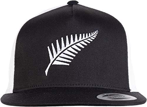 Pride da Nova Zelândia | Kiwi Silver Fern Southern Cross Black Baseball Cap Dad Hat