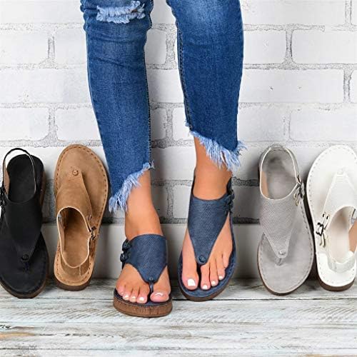 Sandálias Aodong Mulheres confortáveis, sandálias para mulheres causais picas de torneiras de pé sandálias de verão lascas de lascas