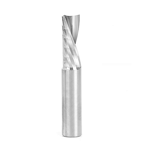 Ferramenta Amana - 51529 Solid Carboid CNC Spiral 'O' Flauta, Corte de plástico 1/2 dia x 1-1/4 x 1