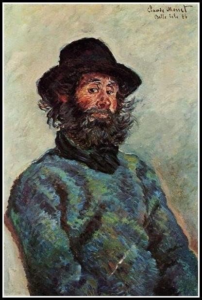 Retrato de Poly Fisherman em Kervillaouen Painting de Claude Monet Diy 5D Diamond Painting Kits Diy Arts Craft for Home