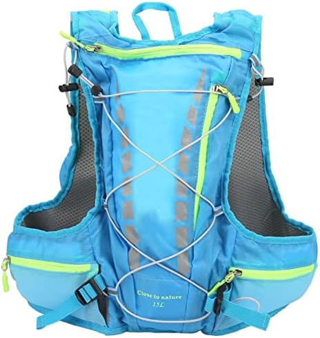 Vifemify Polyester Running Hydration Backpack para atividades de corrida, caminhada, ciclismo e ao ar livre