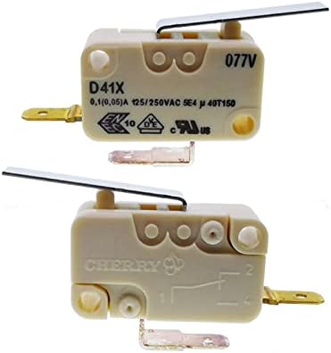 Interruptor de limite gooffy 5pcs d41x micro-switch d41 0,1a250v 125-250vac 5e4 40t150 switches