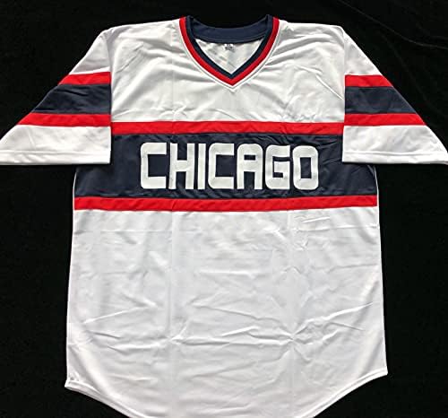 Lance Lynn assinou a camisa de beisebol branca autógrafada Beckett Coa - Tamanho XL - Chicago White Sox Pitche