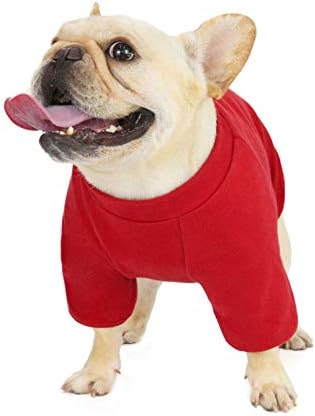 Roupos de cachorro Roupas de bulldog Capuz de algodão Pijamas Camiseta Pug Pug Poodle Schnauzer Shirt Pijama Corgi fantasia