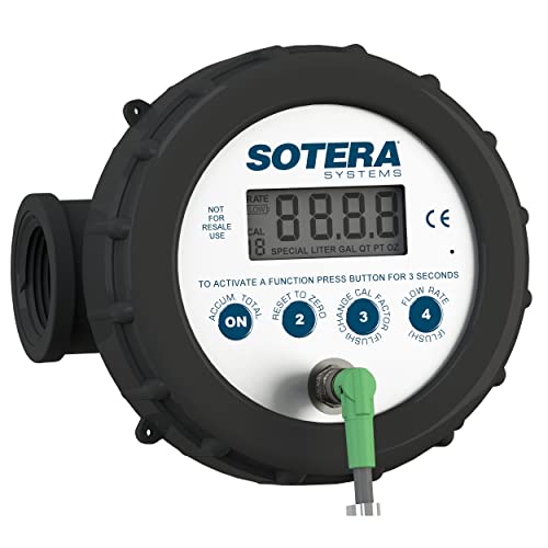 Sotera 825 1 2-20 gpm Digital Inline Disc Poly Chemical Transfer Meder, 125 psi