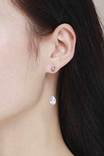 Slbling 18k Bated Gold Plated ou Platinum Bated Cubic Zirkia Drop -Groto