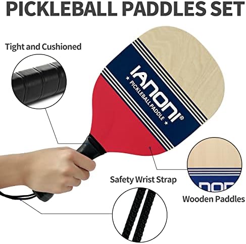 Kuiwa Portable Pickleball Set com Diller Paddles para iniciantes familiares para familiares