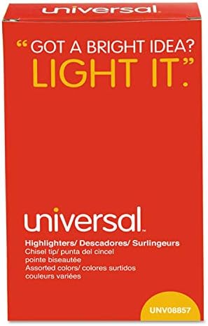 UNV08857 - Highlighter universal de clipe de bolso