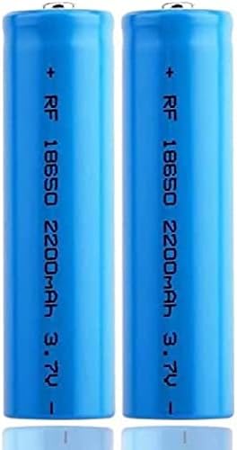 Knoxs 3,7V Baterias recarregáveis ​​de íons de lítio de 2200mAh Botão de alta capacidade Top Baterias de lítio para luzes solares, campainha, controle, luzes do jardim, lanternas pacote de 2