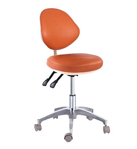 Yohoso Deluxe Dental Mobile Presid Cader Doctor's Micro Fiber Leather com encosto