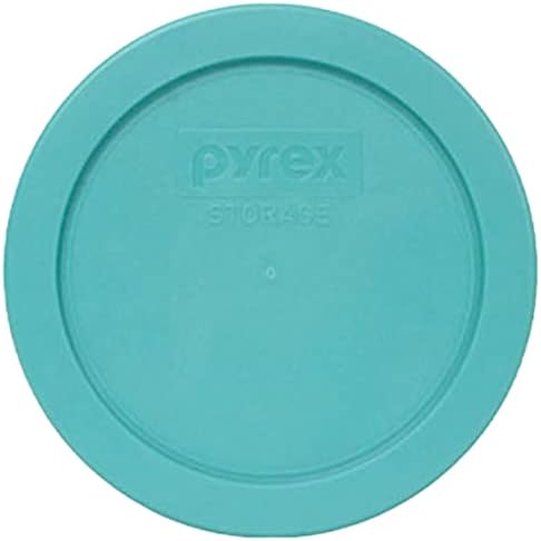Pyrex 7202-PC Turquesa redonda de plástico de plástico de armazenamento de alimentos tampa de substituição, feita nos EUA