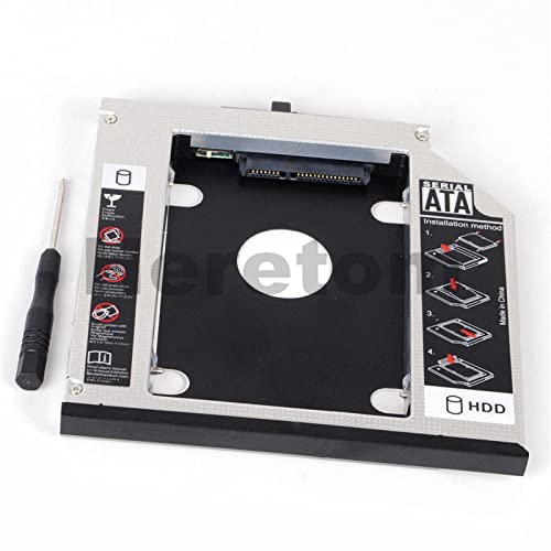 Alumínio 2º HDD Caddy 12,7mm SATA 3.0 para gabinete de Caso SSD de 2,5 '' para o ThinkPad T420 T430 T520 T530 DVD-ROM