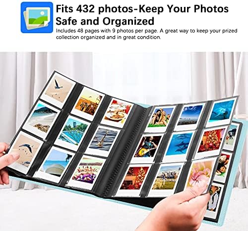 432 Bolsões Álbum de fotos para Fujifilm Instax Mini Camera, Câmera Polaroid, para Fujifilm Instax mini 11 12 9 40 EVO