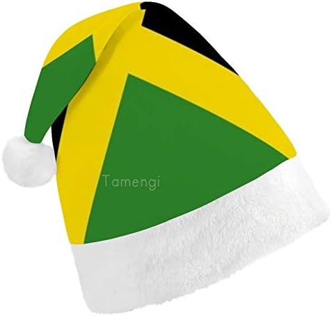 Chapéu de Papai Noel de Natal, chapéu de férias de Natal da Jamaica para adultos, Hats de Natal de Comfort Unisex Comfort para Festive
