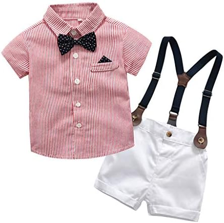 Roupa de menina de menina cavalheiro Tops+shorts Roupas de arco Macacões roupas de camiseta infantil Baby Trey Kidsfits