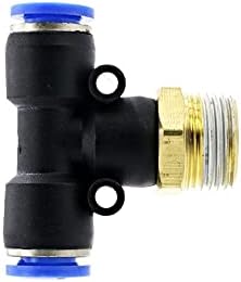 EZQNIRK 1PCS Air Hosepipe Redução rápida Brass Pneumatic ajuste, PC, 12-01