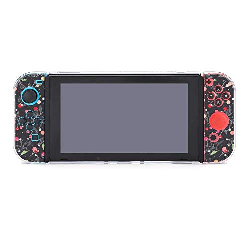 Caso para Nintendo Switch Rose Plant and Snow Cinco Pieces Definir acessórios de console de casos de capa protetores para o Switch