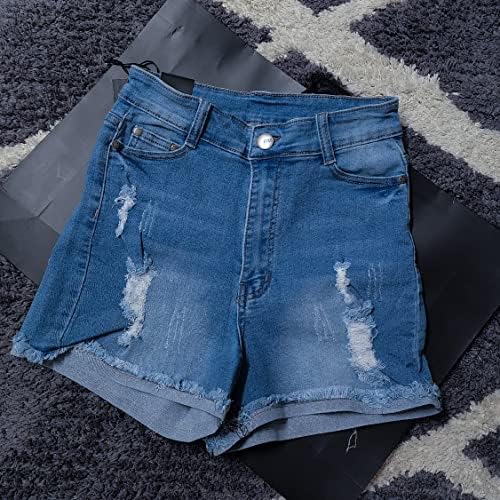 Shorts jeans sólidos Pokets Hole Casual - B.O.B Los Angeles Jean