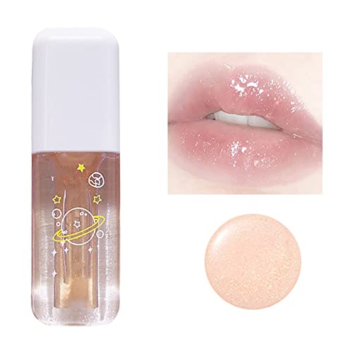 Pacotes hmdabd para lábio lip gloss fofo água água água lâmpada lábio transparente fino glitter líquido líquido líquido aluno feminino