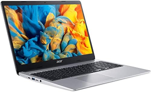 2022 Acer 15inch HD IPS Chromebook, Intel Dual-Core Celeron Processor até 2,55 GHz, 4 GB de RAM, armazenamento de 64 GB, Wi-Fi