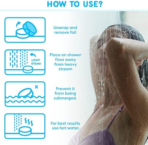 Essência natural chuveiro vaporador de aromas 15 pacotes - bombas de banho com aromaterapia e efeito de bem -estar duradouro