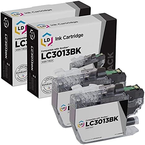 Substituição de cartucho de tinta compatível com LD para o irmão LC3013BK de alto rendimento
