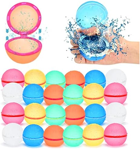 98K Balões de água reutilizáveis ​​se selam sela fáceis de preenchimento rápido, Bolas de água de silicone Games de brinquedos