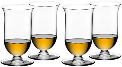 Riedel Vinum Crystal Single Malt Whisky Glass, conjunto de 4