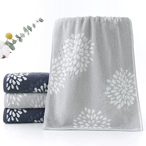 Toalhas de mão Pidada Conjunto de 2 Padrão Floral de Hydrangea algodão absorvente toalha decorativa macia para o banheiro