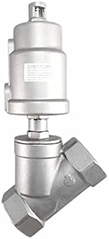 Válvula de assento pneumática de aço inoxidável de 3/4 de polegada 16bar para óleo de gás a vapor normalmente fechado 1pcs