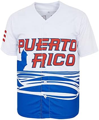 #9 Baez Puerto Rico Game Classic Men Jersey de beisebol Stitched S-xxxl