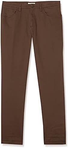 Essentials Men's Athletic Fit 5-Pocket Comfort Stretch chino calça