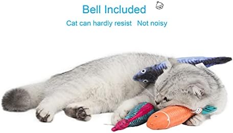 Miaoxsen Toys de gatos interativos para gatos internos - Cat Scratching Bols Bolas de brinquedos e brinquedos de catnip