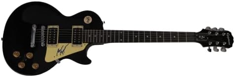 Burt Reynolds assinou autógrafo em tamanho grande Gibson Epiphone Les Paul Guitar Guitar muito raro com James Spence JSA Autenticação