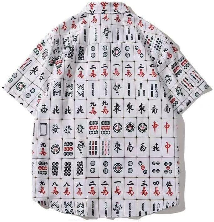 LEIGE Summer personalizado mahjong camise