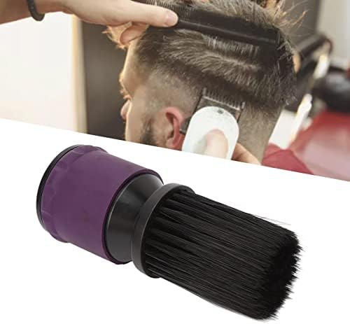 Cabelo escova de abds fibras de pele portátil portátil preto barbeiro preto pescoço limpeza pincel barbeiro pescoço de pavilhão