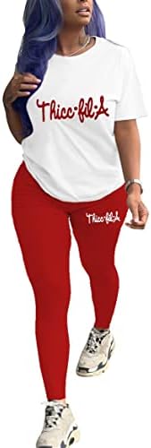 Ksotutm feminino duas peças roupas casuais tampa de manga curta e traje de calça