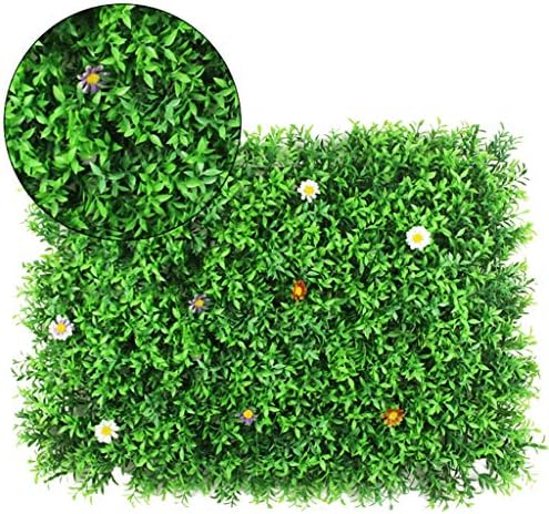 Ynfngxu Painéis de Greening Artificial Hedge para uso externo ou interno, jardim, quintal e/ou decoração de casa 40x60cm