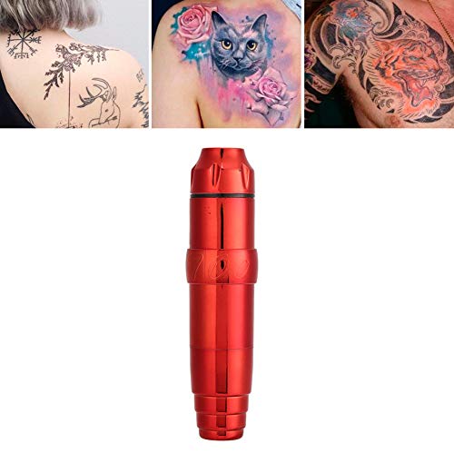 Máquina de tatuagem rotativa de caneta mastro, Profissional Forte Motor Electric Tattoo Pen Tattoo Artists Ferramenta RCA Interface Tattoo Supplies for Tattoo Supplies Tattoo Beginners