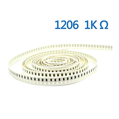 100pcs 1206 SMD Resistor 1% 1K ohm Chip Resistor 025W 1 4W 102