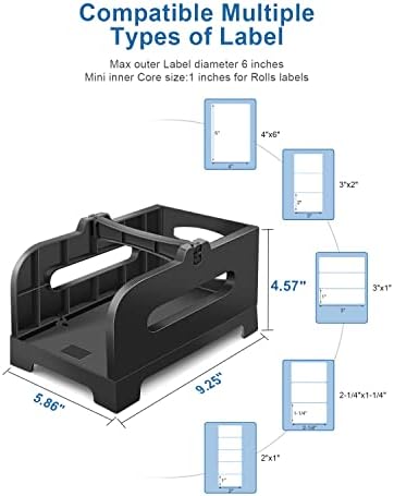 Impressora de etiqueta de remessa Polono Gray, impressora de etiqueta térmica 4x6 para pacotes de remessa, fabricante comercial de